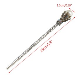 yueton Pack of 2 Vintage Rhinestone Pearl Hair Stick Vintage Hair Chopsticks Hairpin Chignon Pin (coffee) yueton Pack of 2 Vintage Rhinestone Pearl Hair Stick Vintage Hair Chopsticks Hairpin Chignon Pin (coffee)