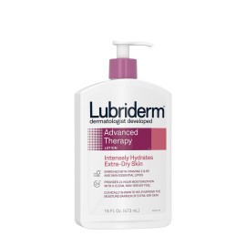 Lubriderm Advanced Therapy Moisturizing Lotion with Vitamins E and B5, Deep Hydration for Extra Dry Skin, Non-Greasy Formula, 16 fl. oz (Pack of 5)