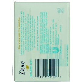 Dove Sensitive Skin Unscented Hypo-Allergenic Beauty Bar 4 oz, 2 ea (Pack of 8)