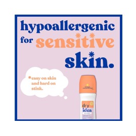 Dry Idea Anti-Perspirant Deodorant Roll-On Unscented 3.25 oz (Pack of 8)