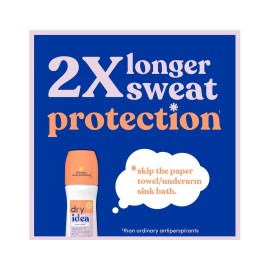 Dry Idea Anti-Perspirant Deodorant Roll-On Unscented 3.25 oz (Pack of 8)