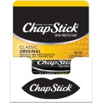 ChapStick Classic (1 Box of 12 Sticks, 12 Total Sticks, Original Flavor) Skin Protectant Flavored Lip Balm Tube, 0.15 Ounce Each, 12 Count (Pack of 1)