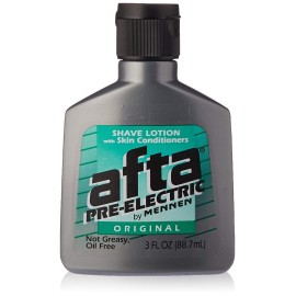 Afta Pre-Electric Shave Lotion With Skin Conditioners Original 3 oz (Pack of 11)