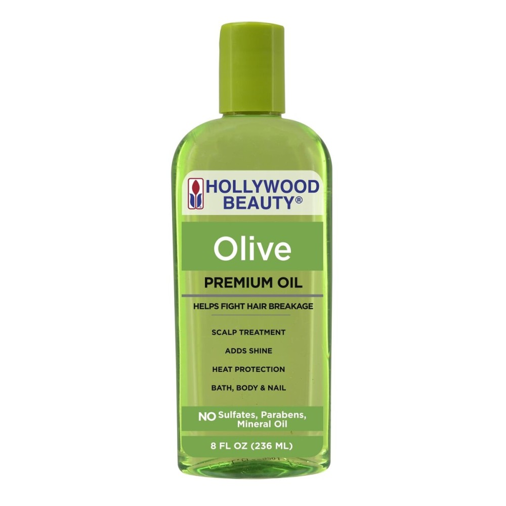 Hollywood Beauty Olive Oil ScalpTreatment, 8 oz (Pack of 3)