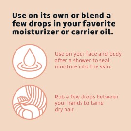 De La Cruz Vitamin E Oil, Vitamin E Oil with Safflower for Skin, Hair, Face and Body, 2.2 FL OZ. (2 Bottles)