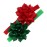 My Lello Baby Petal Flower Headbands Mixed Colors 2-Pack (Red/Green)