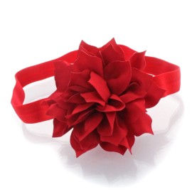 My Lello Baby Petal Flower Headbands Mixed Colors 2-Pack (Red/Green)