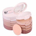 FantasyDay 5 Colors Long-Lasting Lightweight Multi-layer Matte Loose Setting Powder Pressed Face Makeup Concealing Shading Powder Foundation for All Skin Tones, Minimizes Fine Lines & Imperfections