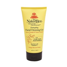 The Naked Bee Gel Cleanser Facial Wash (5.5 oz) Hydrating & Moisturizing - Daily Gel Cleanser Face Wash for All Skin Type with Orange Blossom Honey