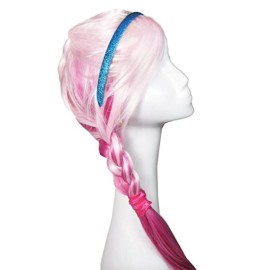 lasenersm Girls/Women Mixed Color Glitter Headband Headwear Hairband or Hair Hoop Set of 9