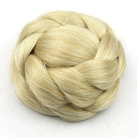 Funyn Synthentic Hair Bun Donut Braided Hair Chignon Hairpieces Accessories Large Size(1003)