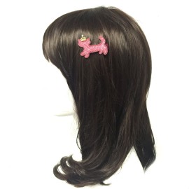 allydrew Elegant Kitties Glitter Crown Girls Hair Clip Sparkly Kitten Hair Clips, set of 5