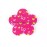 yueton 20pcs Flower Shape Colorful Printing Style Double Sided Nail Files Emery Board Cosmetic Manicure Pedicure Tool