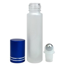Beauticom Glass Roll on Bottle 10ml ~ 1/3 oz with Metal Cap, Stainless Steel Roll Balls for Essential Oil, Aromatherapy, Perfume, Lip Gloss, Lip Balm (BLUE) (6 Bottles per order) Beauticom Glass Roll on Bottle 10ml ~ 1/3 oz with Metal Cap, Stainless Steel Roll Balls for Essential Oil, Aromatherapy, Perfume, Lip Gloss, Lip Balm (BLUE) (6 Bottles per order)