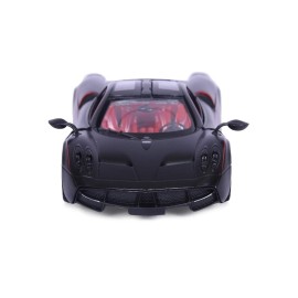 Motormax Pagani Huayra Matt Black with Red Interior 1/24 Diecast Model Car
