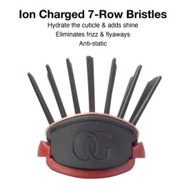 Olivia Garden Heat Pro Ceramic + Ion Thermal Styler Brush, 7