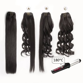 20Real Clip in Hair Extensions Remy Human Hair Double Weft Thick to Ends Off Black(1B) 6pieces 85Grams/2.98oz 20Real Clip in Hair Extensions Remy Human Hair Double Weft Thick to Ends Off Black(1B) 6pieces 85Grams/2.98oz