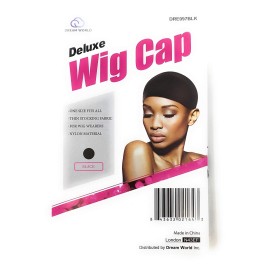 DREAM Deluxe Wig Cap Black 6 PACK (12 total pcs) (Model: 0097 Black)