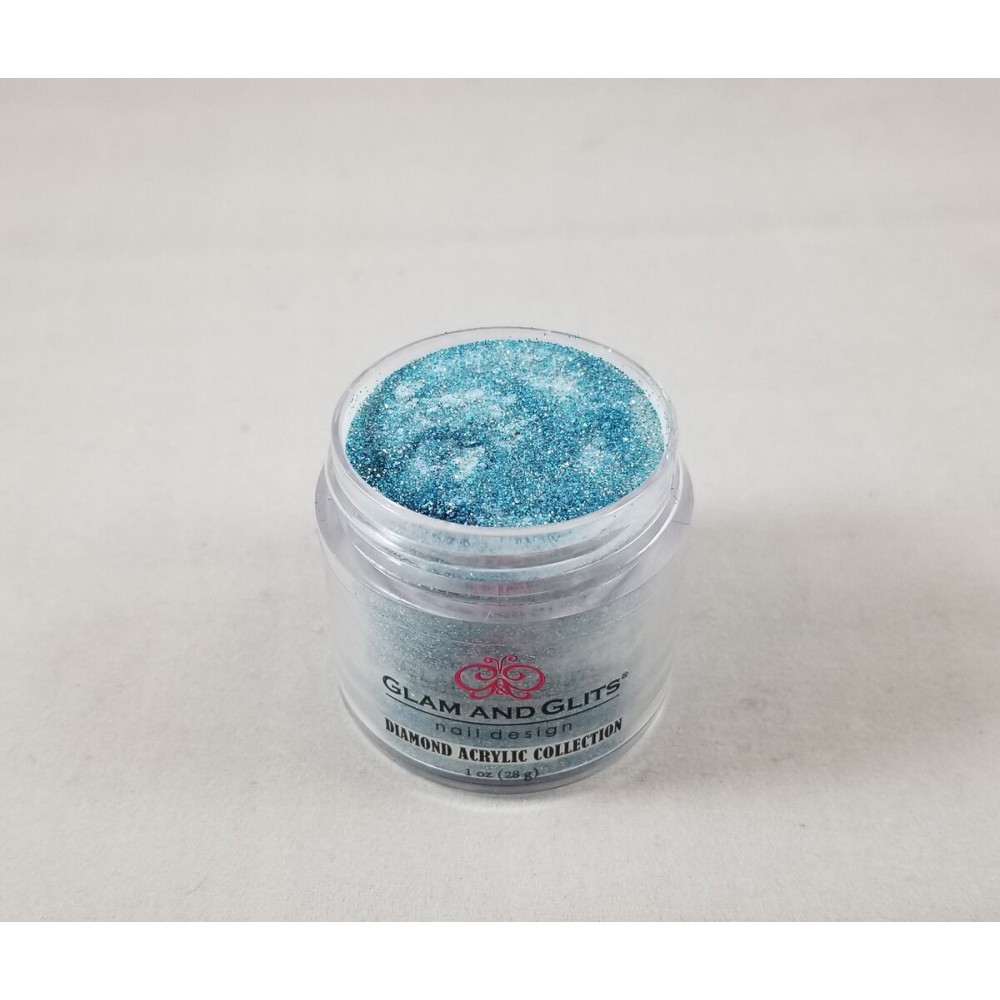 Glam Glits Acrylic Powder 1 oz Icey Blue DAC54 Glam Glits Acrylic Powder 1 oz Icey Blue DAC54