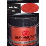 Glam Glits Acrylic Powder 1 oz Ruby Red DAC89