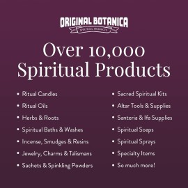 Original Botanica Bath and Floor Wash Spiritual Cleansing Negative Energy Protection Herb Purification, 8oz (Commanding Bath)
