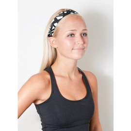 Sweaty Bands Womens Girls Headband - Non-Slip Velvet-Lined Workout Hairband - Turbulence 1.5-Inch Sweaty Bands Womens Girls Headband - Non-Slip Velvet-Lined Workout Hairband - Turbulence 1.5-Inch