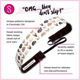 Sweaty Bands Womens Girls Headband - Non-Slip Velvet-Lined Workout Hairband - Turbulence 1.5-Inch Sweaty Bands Womens Girls Headband - Non-Slip Velvet-Lined Workout Hairband - Turbulence 1.5-Inch