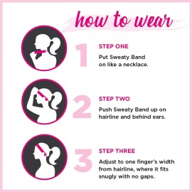 Sweaty Bands Womens Girls Headband - Non-Slip Velvet-Lined Workout Hairband - Turbulence 1.5-Inch Sweaty Bands Womens Girls Headband - Non-Slip Velvet-Lined Workout Hairband - Turbulence 1.5-Inch