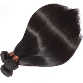 BLACKMOON HAIR Straight Human Hair One Bundle 26 Inch 100% Unprocessed Brazilian Virgin Human Hair Straight Weave Bundles Human Hair Extensions for Black Woman Natural Color BLACKMOON HAIR Straight Human Hair One Bundle 26 Inch 100% Unprocessed Brazilian Virgin Human Hair Straight Weave Bundles Human Hair Extensions for Black Woman Natural Color