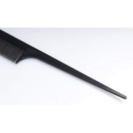 Diane Ionic Rat Tail Comb - Anti-Static Fine Tooth Comb and Hair-Cutting, Styling Tool for Women, Men, Hair Stylists, Barbers with Long Thin Handle, Black, 8 Inches, DBC043 Diane Ionic Rat Tail Comb - Anti-Static Fine Tooth Comb and Hair-Cutting, Styling Tool for Women, Men, Hair Stylists, Barbers with Long Thin Handle, Black, 8 Inches, DBC043