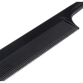 Diane Ionic Rat Tail Comb - Anti-Static Fine Tooth Comb and Hair-Cutting, Styling Tool for Women, Men, Hair Stylists, Barbers with Long Thin Handle, Black, 8 Inches, DBC043 Diane Ionic Rat Tail Comb - Anti-Static Fine Tooth Comb and Hair-Cutting, Styling Tool for Women, Men, Hair Stylists, Barbers with Long Thin Handle, Black, 8 Inches, DBC043