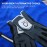 FINGER TEN Men\'s Golf Gloves for Right Left Handed Golfer Rain Grip Value 2 Pack, Golf Glove for Hot Wet Weather No Sweat Black Gray White Blue (Black, Large-Worn on Left Hand)