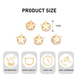 Yean Star Hair Clips Gold Hair Pins 5 Packs Make Up Headpieces for Women and Girls (Gold) Yean Star Hair Clips Gold Hair Pins 5 Packs Make Up Headpieces for Women and Girls (Gold)