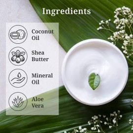 Jasmine Aloe Vera Massage Cream. Keep Your Face and Body Fresh and Soft with Anti-Aging Therapy Cream. Have Deeply Moisturized and Nutrition on Your Skin. Organic Aloe Vera Extract. [400 g / 14.1 Oz]