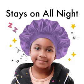 Donna Premium Collection Kids Comfort Band Bonnet Purple 11231