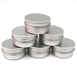 CTKcom 1/2-Ounce Metal Steel Tins Screw Top Flat Aluminum Silver Slide Round Tin Containers,1/2-Ounce Metal Steel Tin For Lip Balm,Crafts,Cosmetic,Candles,Travel Storage Kit (Pack of 10) CTKcom 1/2-Ounce Metal Steel Tins Screw Top Flat Aluminum Silver Slide Round Tin Containers,1/2-Ounce Metal Steel Tin For Lip Balm,Crafts,Cosmetic,Candles,Travel Storage Kit (Pack of 10)