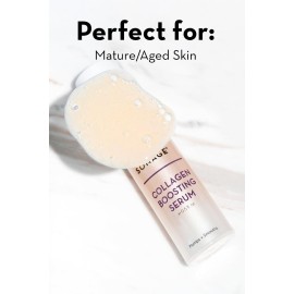 Sonage Collagen Boosting Serum: Vegan Anti-Aging Face Serum | Plumps, Smooths, Minimizes Pores, Wrinkles (15 ml)