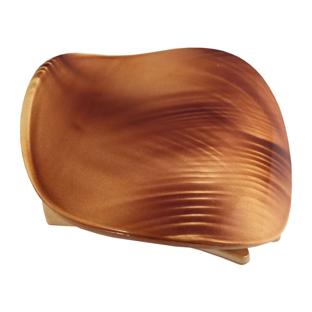 Parcelona France Onde Beige Waves 2 3/4 Celluloid Side Slide in Secure Grip Hair Up do Hinge Duck Hair Claw for Women and Girls