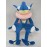 Sanei Pokemon All Star Collection PP50 Greninja 9 Stuffed Plush, Blue
