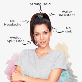 invisibobble Original Time to Shine Edition Traceless Spiral Hair Ties with Strong Grip, Non-Soaking, Hair Accessories for Women - Youre Golden (Pack of 3) invisibobble Original Time to Shine Edition Traceless Spiral Hair Ties with Strong Grip, Non-Soaking, Hair Accessories for Women - Youre Golden (Pack of 3)