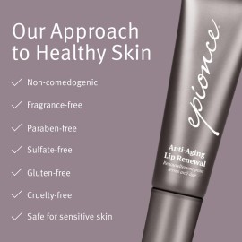 Epionce Anti-Aging Lip Renewal - Daily Lip Balm Serum for All Skin Types, with Dimethicone, Ceramides, Glycerin & Shea Butter, Dermatologist Skincare Epionce Anti-Aging Lip Renewal - Daily Lip Balm Serum for All Skin Types, with Dimethicone, Ceramides, Glycerin & Shea Butter, Dermatologist Skincare
