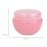 Beauticom 10G/10ML Frosted Container Jars with Inner Liner for Scrubs, Oils, Salves, Creams, Lotions, Makeup Cosmetics, Nail Accessories, Beauty Aids - BPA Free (12 Pieces, Pink)