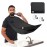 Beard King Beard Bib Apron - Shaving Set for Dad - As Seen on Shark Tank - Men\'s Hair Catcher for Shaving - Grooming Accessories - Packing Pouch, Black