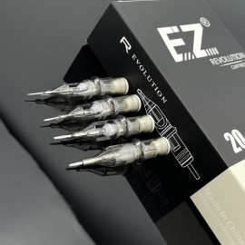EZ Tattoo Cartridge Needles - 20Pcs 12 (5RL) Standard Round Liner Disposable Tattoo Needles Cartridges for Rotary Tattoo Machine Pen Gun - Revolution EZ Tattoo Cartridge Needles - 20Pcs 12 (5RL) Standard Round Liner Disposable Tattoo Needles Cartridges for Rotary Tattoo Machine Pen Gun - Revolution