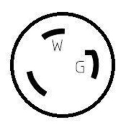 Parkworld 692040 Splitter, Marine 30 AMP Shore Power L5-30P Male Plug to (2) L5-30R Female Connector