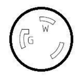 Parkworld 692040 Splitter, Marine 30 AMP Shore Power L5-30P Male Plug to (2) L5-30R Female Connector