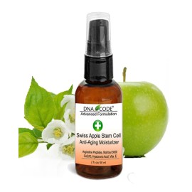 DNA Code- Swiss Apple Stem Cell moisturizer w/Argireline, Matrixyl 3000, Hyaluronic Acid, CoQ10