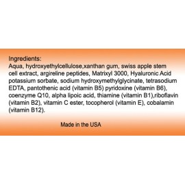 DNA Code- Swiss Apple Stem Cell moisturizer w/Argireline, Matrixyl 3000, Hyaluronic Acid, CoQ10