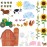 My Wonderful Walls Farm Wall Decals 38 Peel & Stick Farm Theme Stickers for Baby Nurseries and Kids Rooms