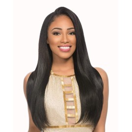 Sensationnel Empire yaki human hair - tangle free weaving for quick weave and sew in styles for faux highlights - 1 pack (12 inch, 4 MEDBROWN)